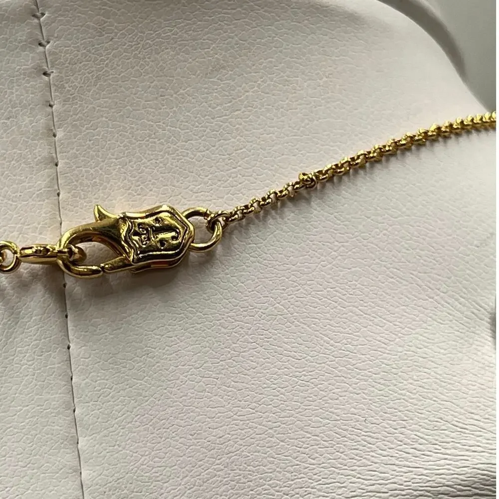Juicy Couture Friends Forever Half Heart Broken Heart Gold Tone‎ Necklace